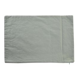 DKD Home Decor Funda de Cojín Decorativa Floral Verde 40x60 cm de Algodón y Poliéster con Cremallera Oculta