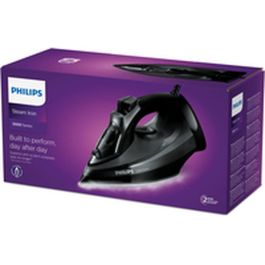 Philips Plancha Serie 5000 DST5040/80, 2600W, 200 g/min de golpe de vapor, 45 g/min vapor continuo, Negro
