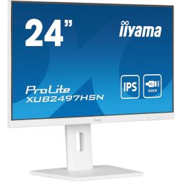 iiyama Monitor XUB2497HSN-W1 23.8" Full HD IPS 1ms USB-C HDMI DP Blanco
