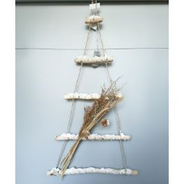 DKD Home Decor Decoración Colgante Navidad Alpina de Árbol con Luz LED, Flores Secas y Alimentación a Pilas AA - Marrón 93 cm Precio: 9.45978. SKU: B1DNC69E8S