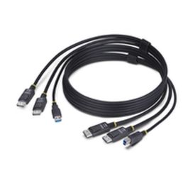 Cable adaptador Startech DDU1226-KVM-CABLE Negro 1,8 m Cable adaptador Startech DDU1226-KVM-CABLE Negro 1,8 m
