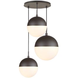 DKD Home Decor Lámpara Techo Moderno Negro Blanco 40 x 80 x 40 cm Metal Cristal Precio: 89.28348. SKU: S3014605