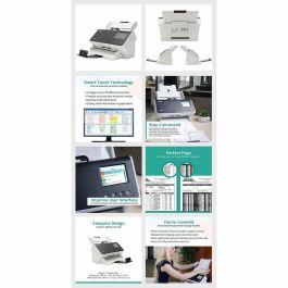 Kodak S2060w Escáner Documentos A4 60 ppm Dúplex ADF 80 hojas USB WLAN