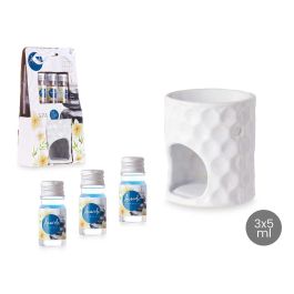 Set Quemador Aceite Esencial Spa 3x5 ml Blanco Cerámica - Acorde (12 Unidades) Precio: 34.50000037. SKU: B1GMWT584E