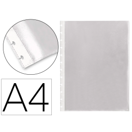 Liderpapel Funda Intercambiable DIN A4, Portada 700 micras, 20 Fundas Extraíbles, Bolsa de 10 Unidades