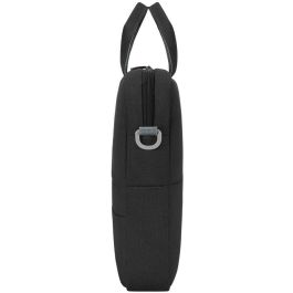 Rivacase 7532 Maletín Prater para Portátil 15.6" Negro, con Compartimento para Tablet, Asa y Correa de Hombro Resistente al Agua