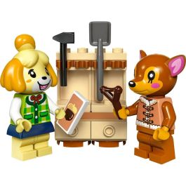 Lego 77049 Animal Crossing La Visita de Canela y Fauna - Juguete de Construcción Creativa para Niños 6+