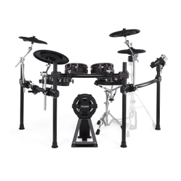ALESIS Strata Core Kit Batería Electrónica con Módulos BFD, Pantalla Táctil 7", Parches Malla y Platos ARC de 360 Grados