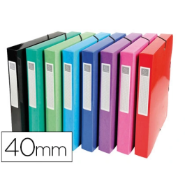 Exacompta Carpeta Proyectos Cartón Compacto DIN A4 Lomo 40 mm Colores Surtidos Precio: 42.50000007. SKU: B15X8X8363