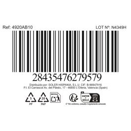 La Mediterranea Bol 1300Ml Ø18x9.5cm "Macarella Blue" Md (16 Unidades)