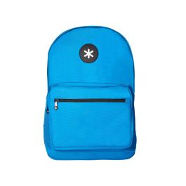 Cartera Antartik Mochila Con Asa Y Bolsillo Frontal Concremallera Color Azul 320x140x430 mm