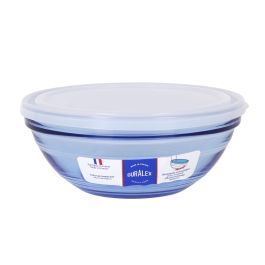 Duralex Bol Apilable con Tapa Colección Marine de 17,5 cm de Diámetro y 7 cm de Alto (12 Unidades)