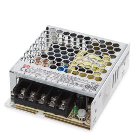 Meanwell LRS-35-24 Transformador LED 35W 230VAC/24VDC IP20 Fuentes de Alimentación Caja Rejilla Compacta Industrial