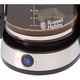 Cafetera - RUSSELL HOBBS - HEATON - 1,25 L - Negra / Acero inoxidable Cafetera - RUSSELL HOBBS - HEATON - 1,25 L - Negra / Acero inoxidable