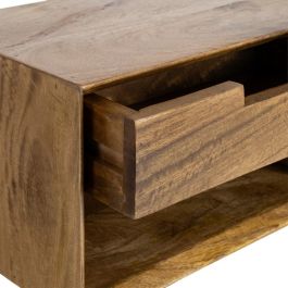 Mesita Flotante Miel Madera de Mango 40 X 25 X 23 cm