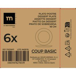 Plato Postre Opal Coup Basic 18 cm - Inde (48 Unidades) Plato Postre Opal Coup Basic 18 cm - Inde (48 Unidades)