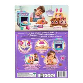 Moose Cookeez Horno Mágico Interactivo de Juguete Azul con Peluche Sorpresa, para niños a partir de 3 años