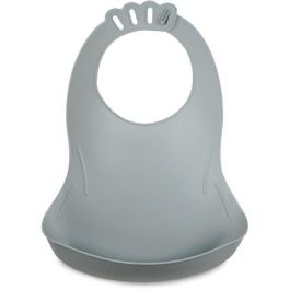 Set de 2 Baberos Bibou Verde Celadon - Charm Gris