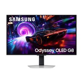 Samsung S32FG816SU Monitor Gaming 32" 4K Ultra HD OLED 240Hz 0.03ms FreeSync Premium Pro Curvo Plata