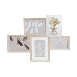 DKD Home Decor Marco Multifoto Shabby Natural para 5 fotos, 53x39.5 cm, de Madera Paulownia y Cristal Precio: 15.68999982. SKU: S3040838