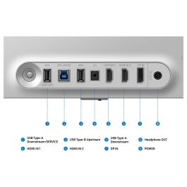 Samsung Odyssey OLED G6 G60SF S27FG602SU 27" QHD 0.03ms 500Hz QD-OLED Regulable en Altura Plata