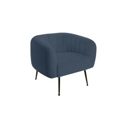 DKD Home Decor Sillon Scandi Azul Dorado 75 x 73 x 81 cm Precio: 209.50000016. SKU: B12VBV79AZ