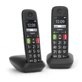 Gigaset E290 Duo Teléfono Inalámbrico con Pantalla 2 Pulgadas y Dos Terminales - Negro Precio: 95.5000002. SKU: B1JFXAS4JT