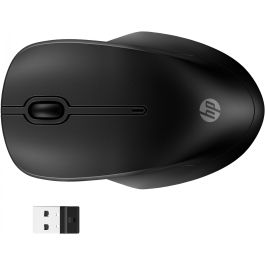 HP Ratón Inalámbrico 255 Dual, Conectividad Doble (Bluetooth 5.0 / 2.4GHz), 1600 DPI, Ambidiestro, Silencioso, Negro, 8R3U1UT