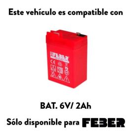 Feber Quad Racy Bateria 6V 67x41x45 cm