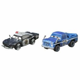 Cars Disney DXV99 Paquete de 2 Vehículos de Juguete, Modelo Aleatorio, Auto Pequeño, para Niños y Niñas de 3 Años en Adelante, Temática Disney Pixar Cars