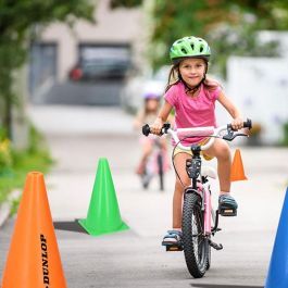 Dunlop Conos de entrenamiento de plástico ø14 x 23,5 cm, Pack 10 uds, Colores surtidos