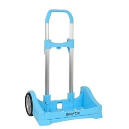 Safta Carro Portamochilas Evolution P.298C Trolley Azul Celeste - 2 Años Garantía, Fabricado en España, Ruedas Antivibración