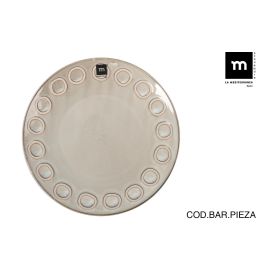 Plato Gris Almudena 27 cm - Inde (12 Unidades) Precio: 50.99000016. SKU: B16JT67H8E