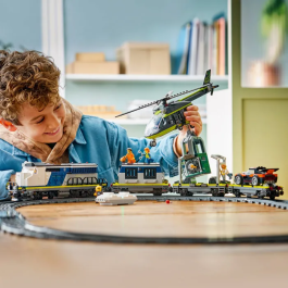 Lego City 60508 Robo al Tren de la Policía Juguete de Construcción para Niños +7 Años