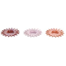 DKD Home Decor Portavela Ceramica Rosa Naranja Coral 11 x 1.5 x 11 cm (12 Unidades) Precio: 36.58999949. SKU: B1D8896C6H