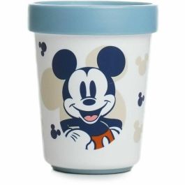 Thermobaby Caja de Comida Mickey Mouse Set 3 Piezas: Taza, Cuenco y Plato Infantil Antideslizante