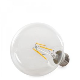 HO-LF-G95-E27-4W-WW Bombilla LED Filamento E27 G95 4W 288Lm 2000ºK Blanco Cálido 40.000 Horas