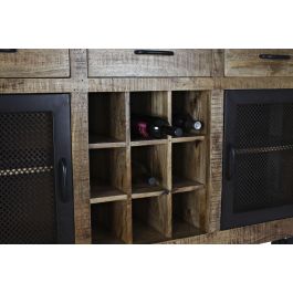Buffet Vintage DKD Home Decor Marron Oscuro Negro 43 x 90 x 150 cm Buffet Vintage DKD Home Decor Marron Oscuro Negro 43 x 90 x 150 cm