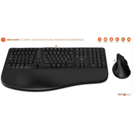 Mobility Lab C30W Conjunto de Teclado y Ratón Inalámbricos Ergonómico Negro Precio: 90.49999948. SKU: B15RXB3P32
