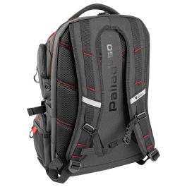 GENESIS Pallad 550 Mochila para Gaming 43,9 cm (17.3") Negro, Rojo con Compartimento para Portátil y Accesorios