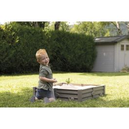 Smoby SMO850208 Bac Square Garden 2 en 1 Huerto y Arenero para Niños 76x76cm con Lona Smoby SMO850208 Bac Square Garden 2 en 1 Huerto y Arenero para Niños 76x76cm con Lona