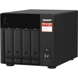 QNAP Bundle NAS TS-473A 4 Bahías con Switch QSW-1105-ST 5 Puertos, Torre, AMD Ryzen Embedded V1500B, 8GB DDR4, 2.5GbE