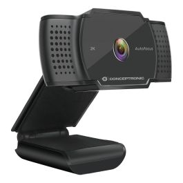 Conceptronic AMDIS02B Webcam 2K 5MP con Enfoque Automático y Micrófono con Reducción de Ruido, USB Negro Precio: 50.49999977. SKU: B1KHHA6TC8