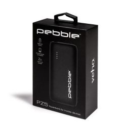 Veho Pebble PZ-5 Batería Externa 5000mAh USB-C PD y USB-A - Cargador Portátil 12V para Móviles, Tablets y Notebooks