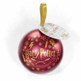 THE CARAT SHOP Colgante Gryffindor y Bola de Navidad Harry Potter - Aleación de cinc, Collar 40cm, Bola 8.5cm