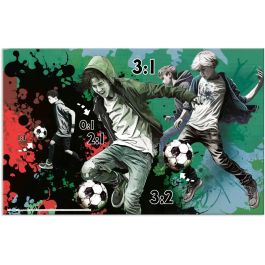 HERMA Schreibunterlage Karton Street Soccer 55x35 cm - Alfombrilla de Escritorio Fútbol (3 unidades)