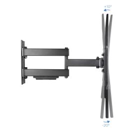 TooQ LP6070TN-B Soporte de Pared Orientable/Inclinable para TV 37-70" hasta 50kg VESA 200x200-600x400 Negro Compatible Curvas TooQ LP6070TN-B Soporte de Pared Orientable/Inclinable para TV 37-70" hasta 50kg VESA 200x200-600x400 Negro Compatible Curvas