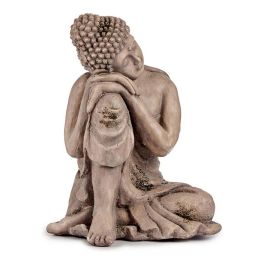 Buda Poliresina Sentado Relajado Gris Ibergarden 34.5x54.5x31 cm Precio: 87.9499995. SKU: S3610553
