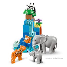 LEGO DUPLO My Town 10446 Familias de animales salvajes 3 en 1 - Juegos de aprendizaje temprano con animales