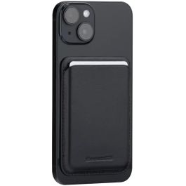 dbramante1928 ROSKILDE CC WALLET Billetera Negra de Cuero Compatible con MagSafe